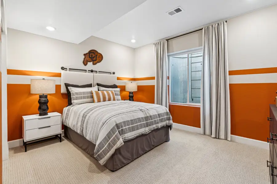Furnished interior view inside a new home in Trailstone, Arvada (Image 59).