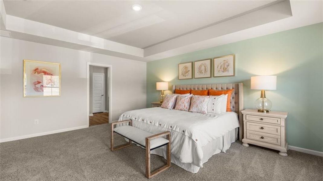 Furnished interior view inside a new home in Brookland Commons, Monroe (Image 23).