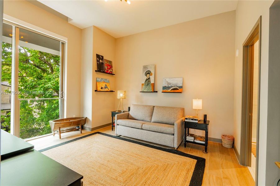 Furnished interior view inside a new home in , Miami (Image 15).