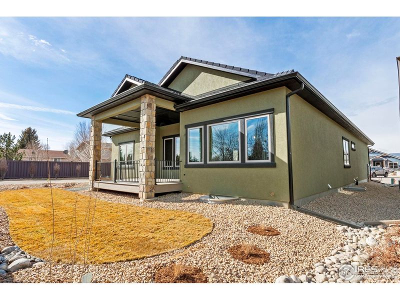 Exterior details and patio area of a home in , Loveland (Image 25).