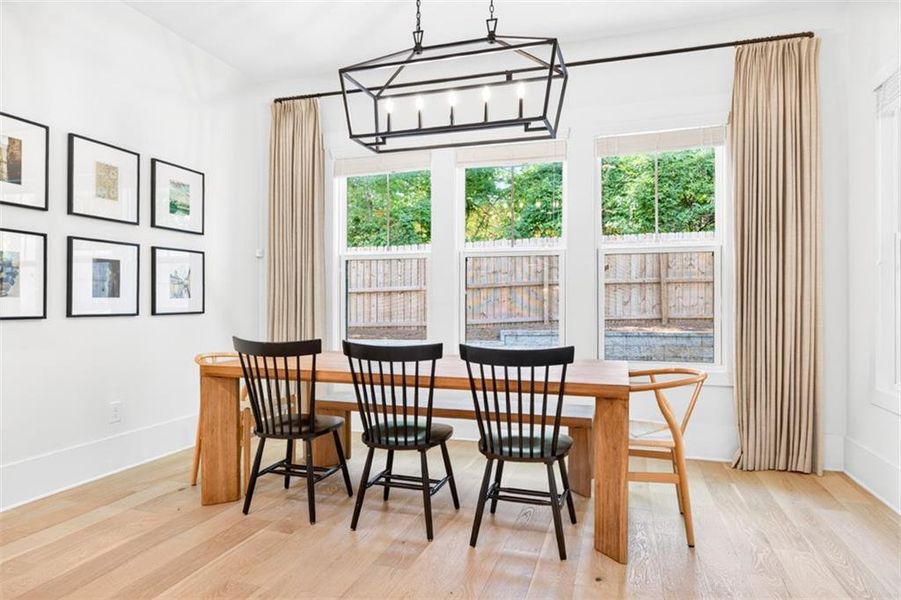 Furnished interior view inside a new home in Town Farms, Peachtree Corners (Image 57).