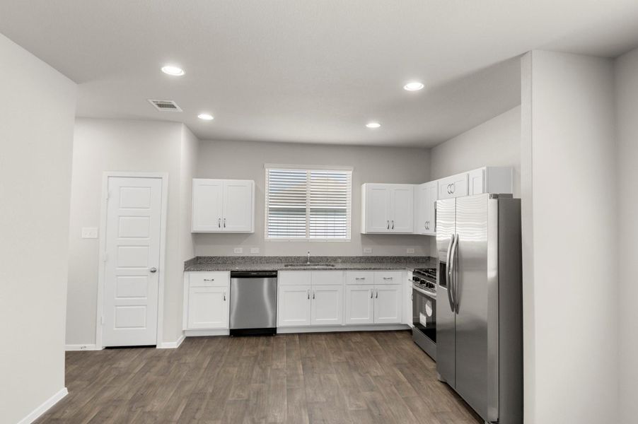 Furnished interior view inside a new home in Casetta Ranch, Kyle (Image 5). Furnished interior view inside a new home in Casetta Ranch, Kyle (Image 5).