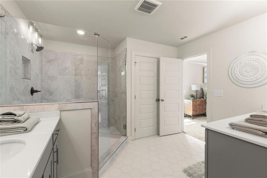 Furnished interior view inside a new home in , Covington (Image 44).