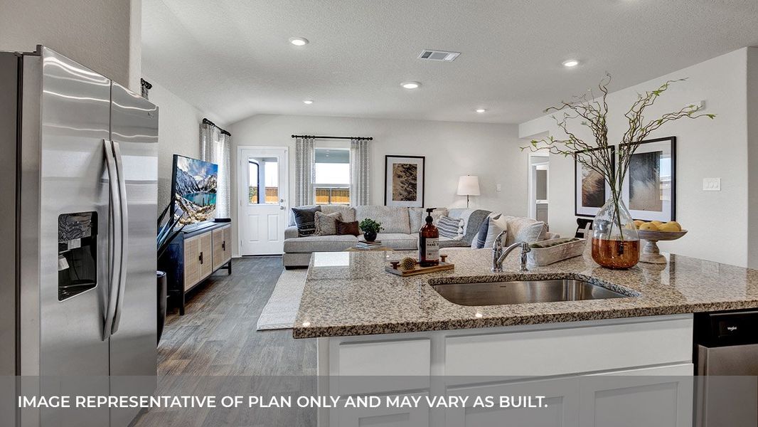 Furnished interior view inside a new home in Arroyo Ranch, Seguin (Image 22).