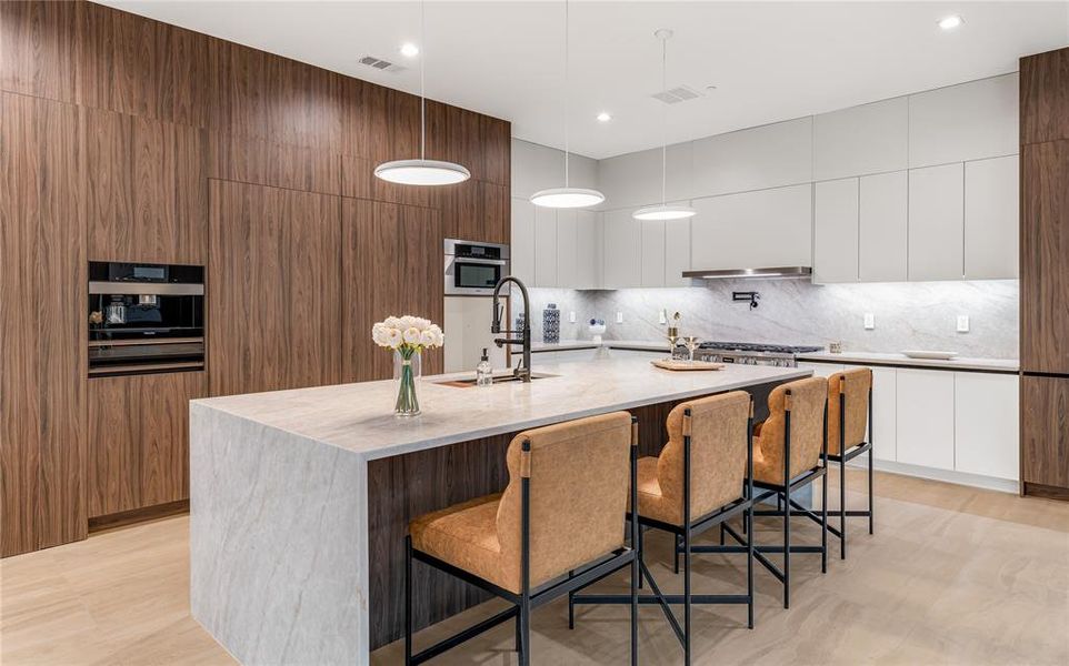 Furnished interior view inside a new home in , Heath (Image 34).