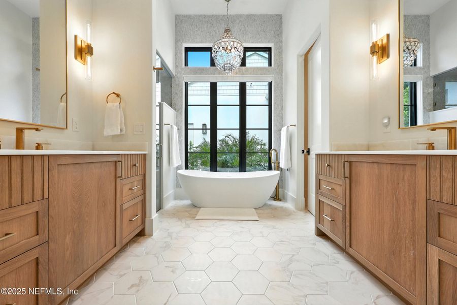 Furnished interior view inside a new home in , Ponte Vedra Beach (Image 38).