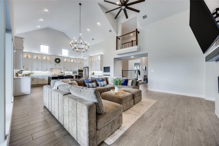 Furnished interior view inside a new home in Santa Rita Ranch 90', Liberty Hill (Image 17). Furnished interior view inside a new home in Santa Rita Ranch 90', Liberty Hill (Image 17).