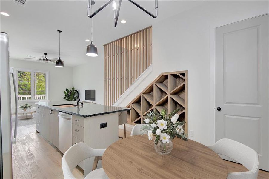 Furnished interior view inside a new home in , Atlanta (Image 9).