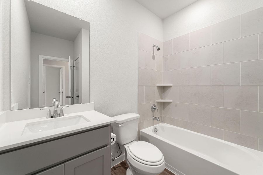 Furnished interior view inside a new home in Northpark South, Porter (Image 8).