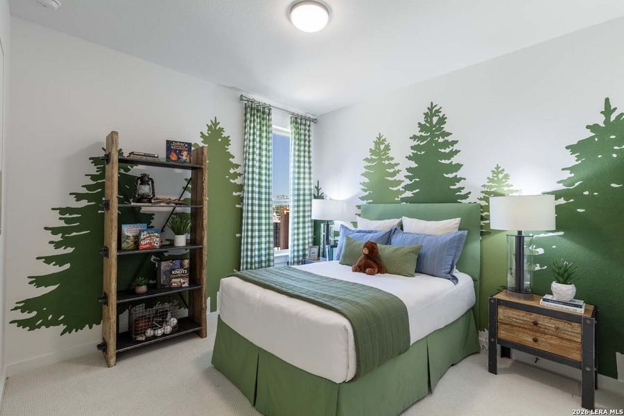 Furnished interior view inside a new home in La Cima, San Marcos (Image 12).