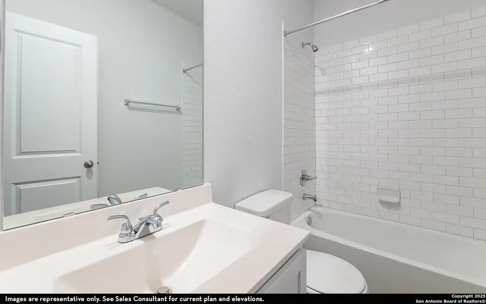 Furnished interior view inside a new home in Katzer Ranch, Converse (Image 3).