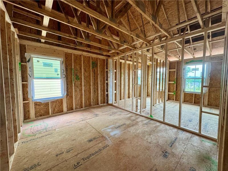 In-progress construction of a new home in Eastlyn Crossing, Flowery Branch, GA (Image 8). In-progress construction of a new home in Eastlyn Crossing, Flowery Branch, GA (Image 8).