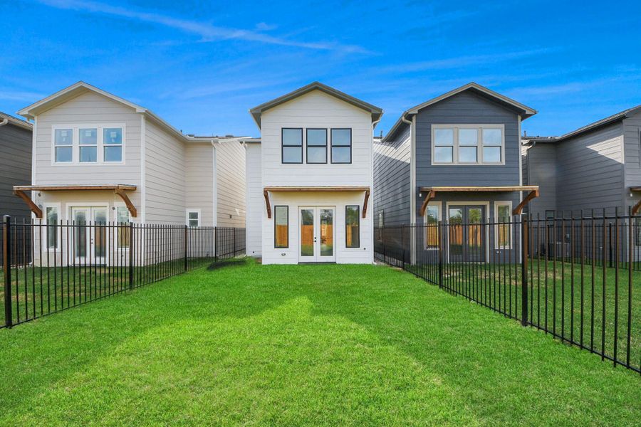 Front exterior of a new home in , Houston, TX, highlighting curb appeal (Image 29).