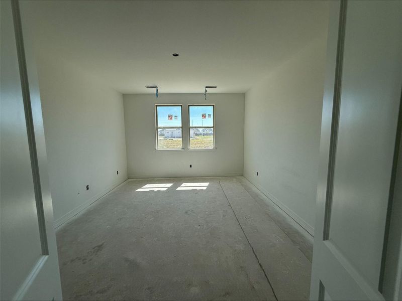 Actual progress of your home.