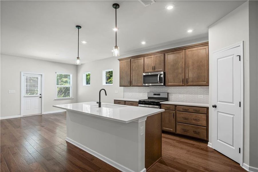 Furnished interior view inside a new home in Briar Creek, Atlanta (Image 7).