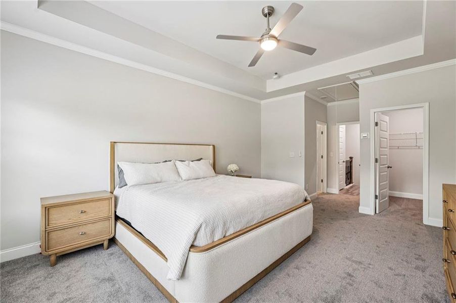 Furnished interior view inside a new home in Town Center Overlook, Peachtree Corners (Image 16).