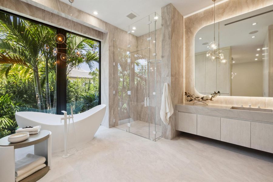 Furnished interior view inside a new home in , Jupiter (Image 7).