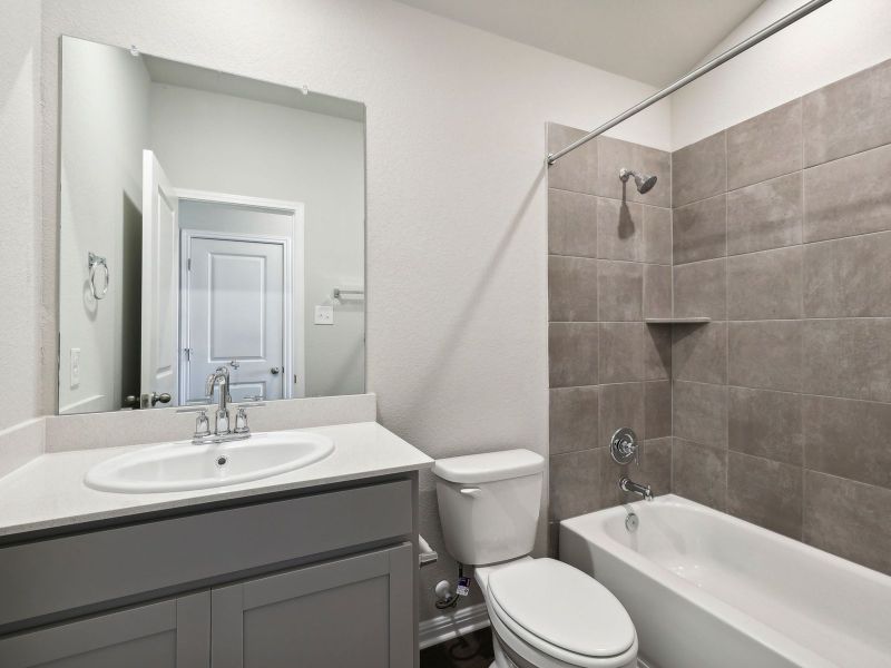 Furnished interior view inside a new home in Waterstone Crossing, Kyle (Image 6).