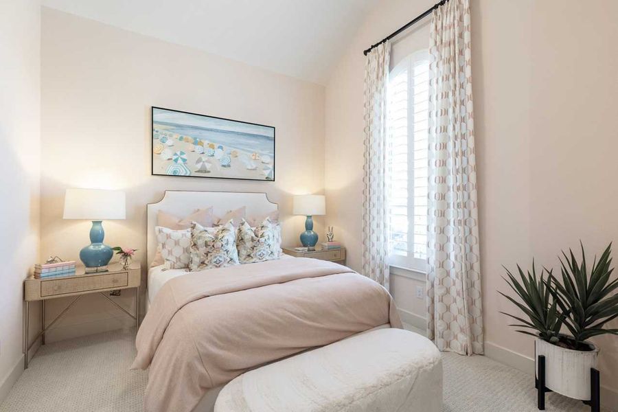 Representative Secondary Bedroom - some options shown Representative Secondary Bedroom - some options shown