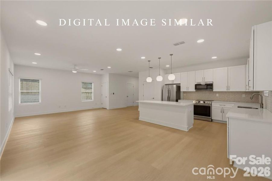 Spacious, unfurnished interior of a new home in , Charlotte (Image 31).