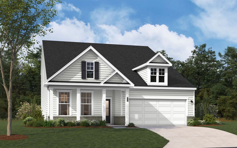 Representative exterior photo of a completed home built from the The Jefferson by Stanley Martin Homes in Green Tree Place, Anderson, SC (Image 66).
