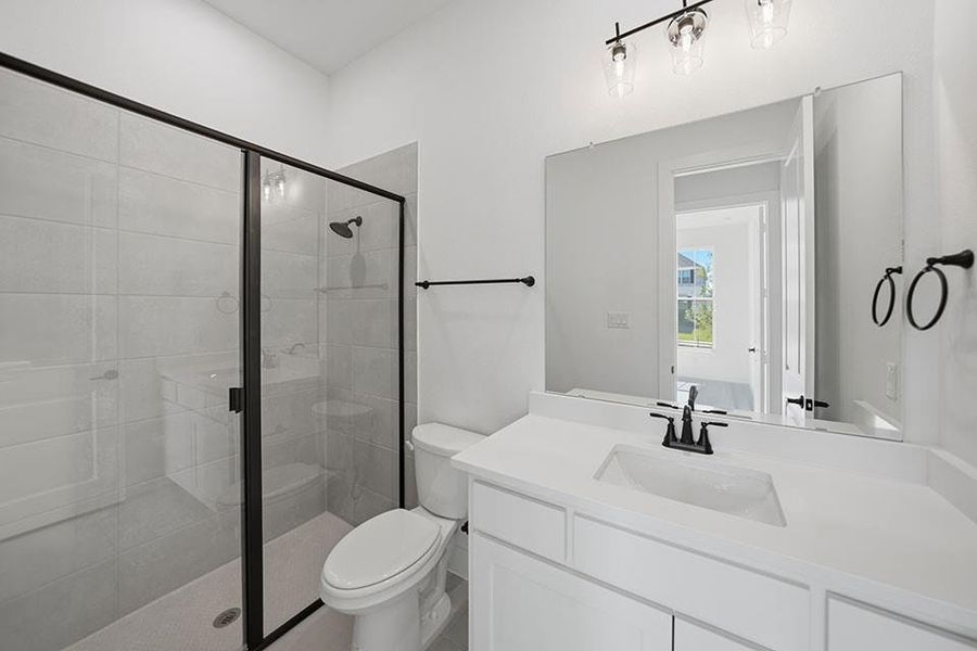 Furnished interior view inside a new home in Inspiration - Paradise Village, Lucas (Image 10).