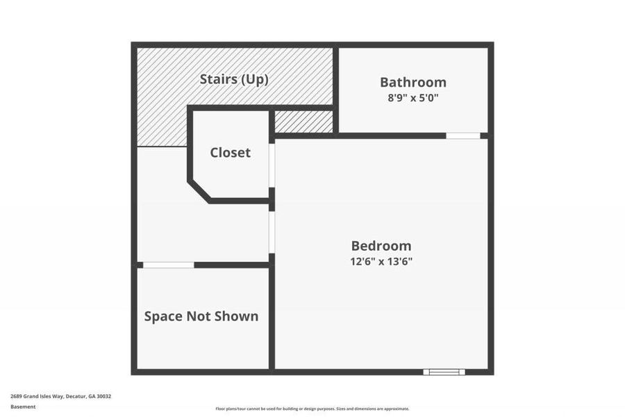 2D floor plan layout of this home in , Decatur, GA (Image 5).