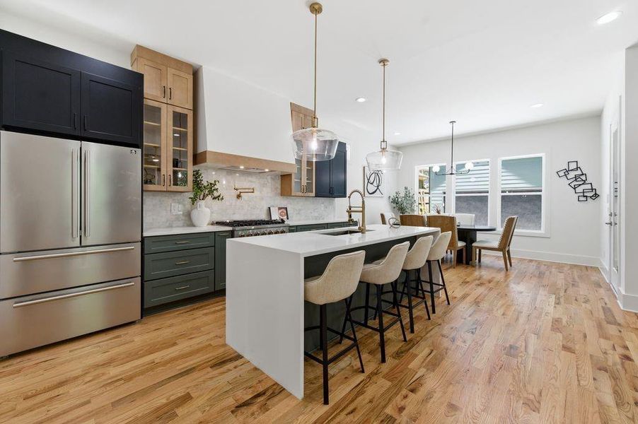 Furnished interior view inside a new home in , Atlanta (Image 9).