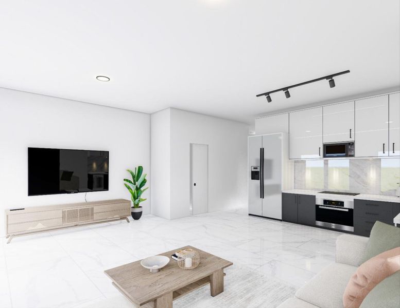 Furnished interior view inside a new home in , Pompano Beach (Image 7).