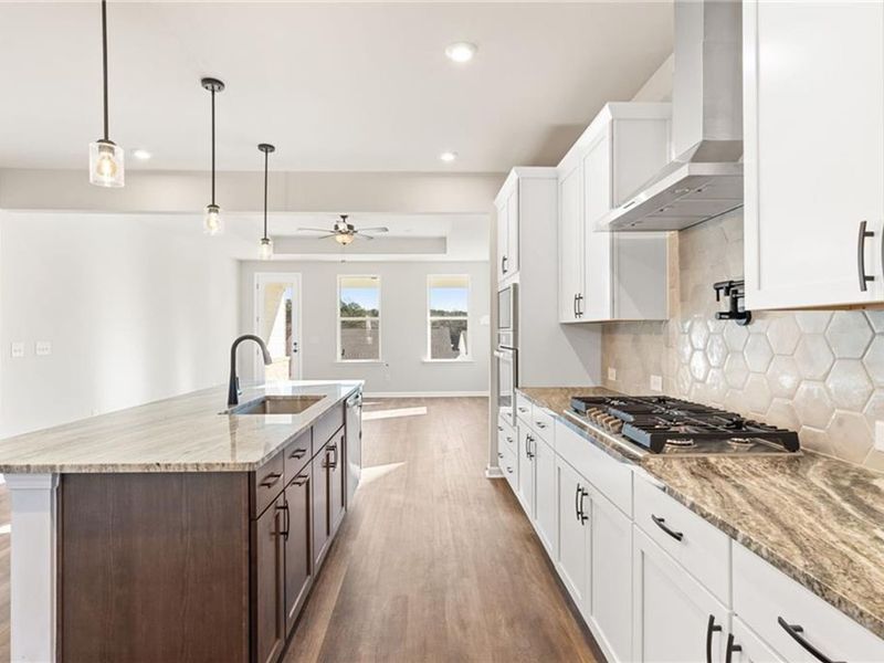 Furnished interior view inside a new home in Kelly Preserve, Loganville (Image 5).