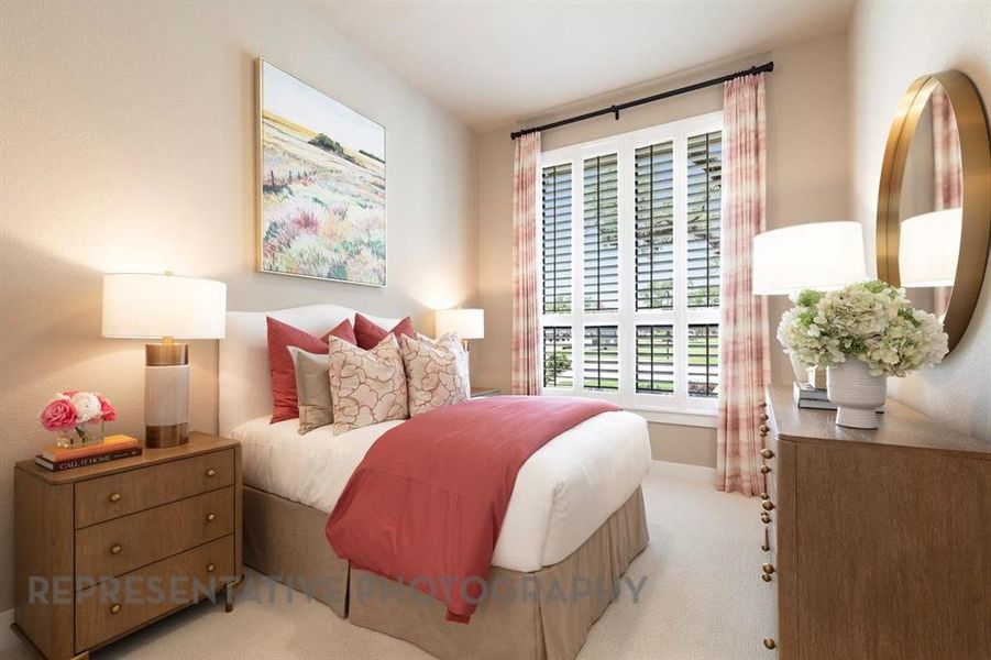 Furnished interior view inside a new home in Mosaic: 60ft. lots, Celina (Image 20).