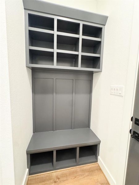 Custom Mudroom Storage and Bench