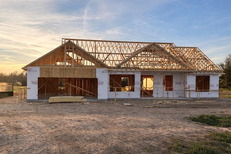 In-progress construction of a new home in , Caldwell, TX (Image 4). In-progress construction of a new home in , Caldwell, TX (Image 4).