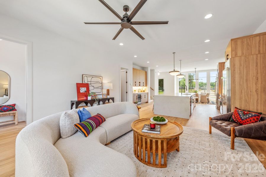 Furnished interior view inside a new home in , Charlotte (Image 6).