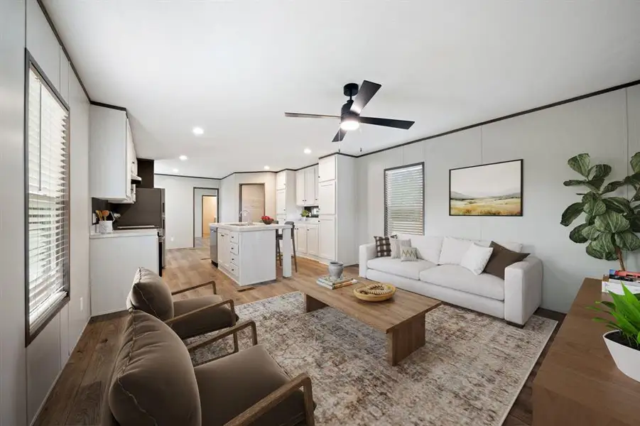 Furnished interior view inside a new home in , Gun Barrel City (Image 3).