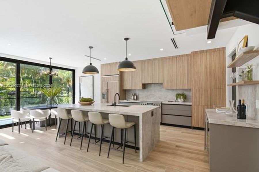 Furnished interior view inside a new home in , Coral Gables (Image 15).