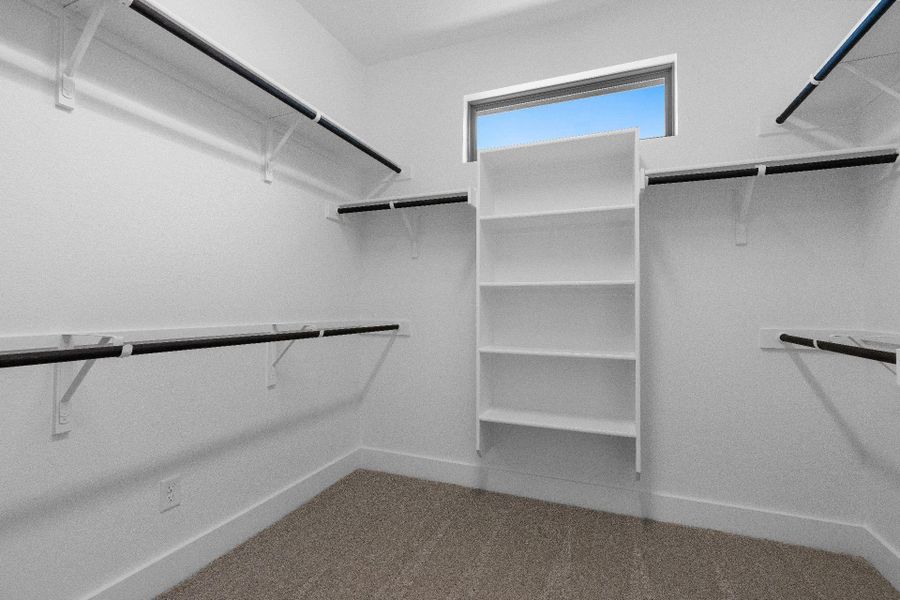 Walk-in closet in Primary Bedroom