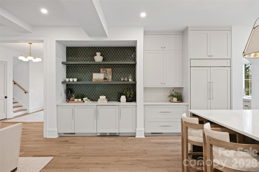 Furnished interior view inside a new home in , Charlotte (Image 13).