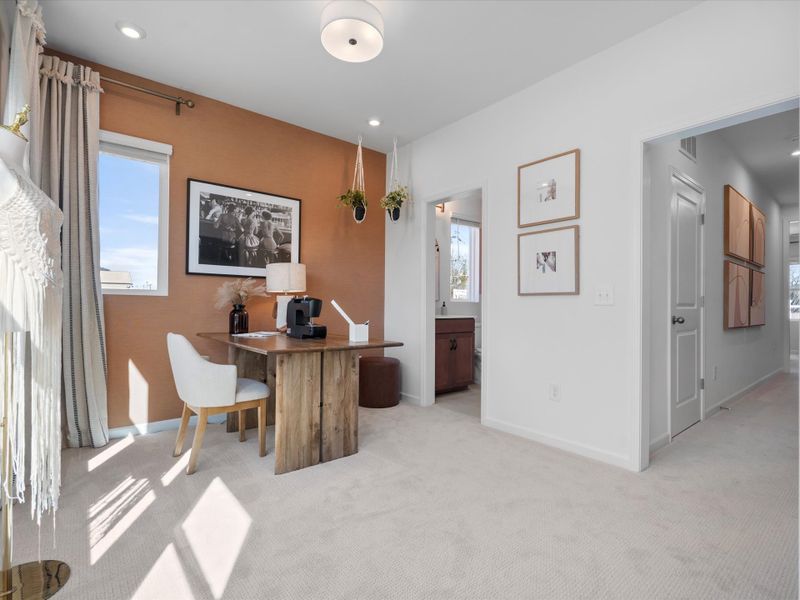 Furnished interior view inside a new home in Southmont, Charlotte (Image 27).