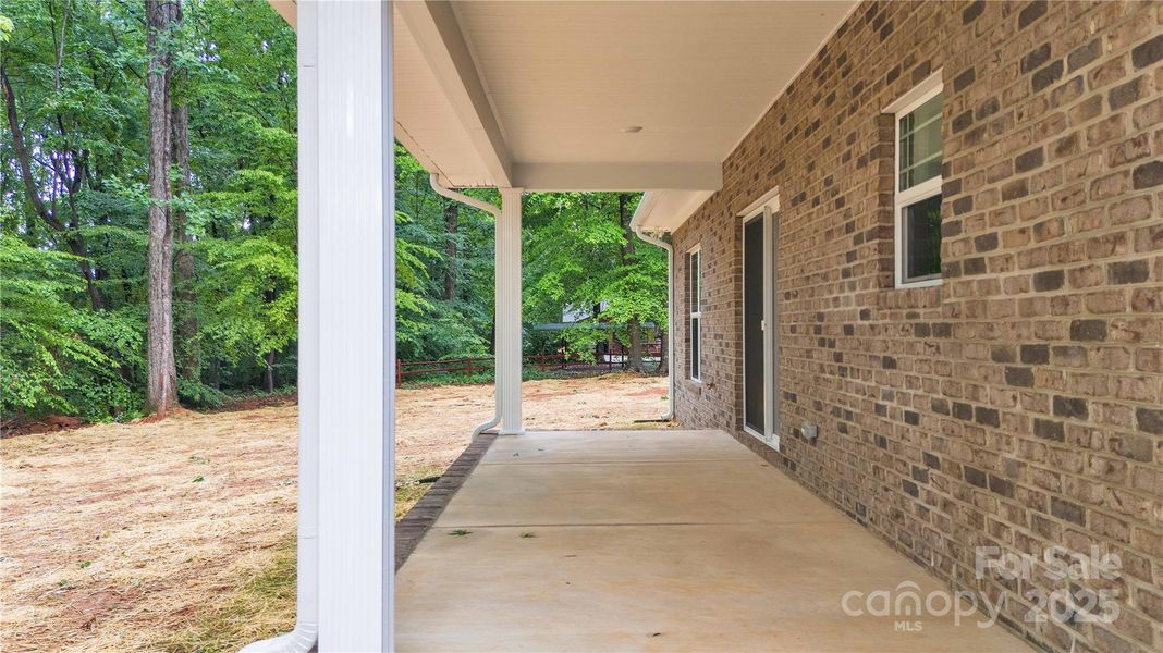 Exterior details and patio area of a home in , Mocksville (Image 23).