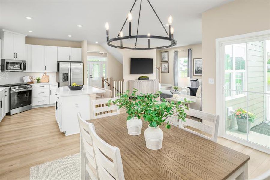 Representative furnished interior of a home built from the Robert Frost by Ryan Homes in Fost, Moyock (Image 10). Representative furnished interior of a home built from the Robert Frost by Ryan Homes in Fost, Moyock (Image 10).