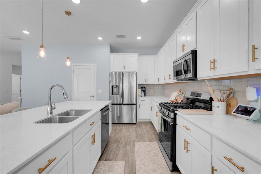 Furnished interior view inside a new home in Summerbrooke, Mount Dora (Image 7).