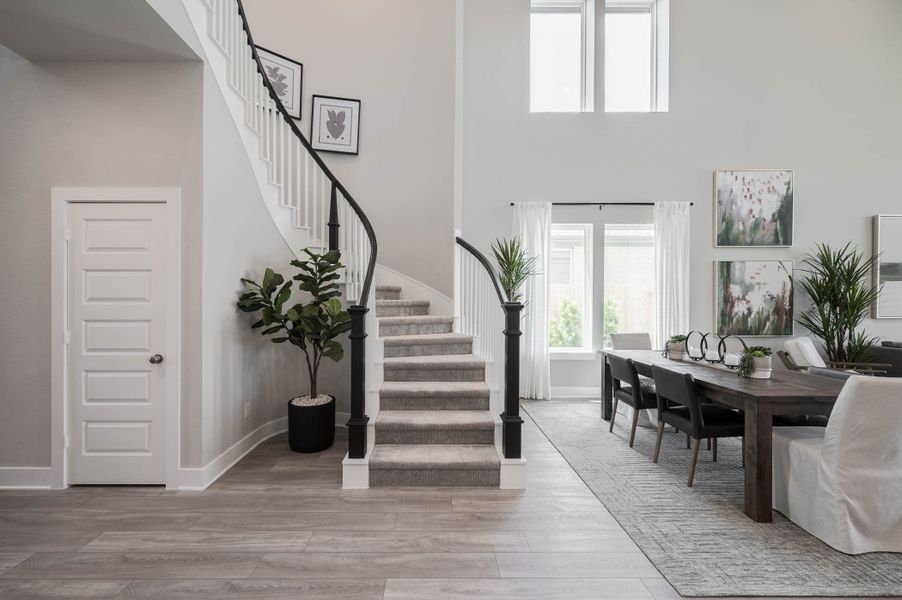 Representative furnished interior of a home built from the Whimbrel by Tri Pointe Homes in Jubilee 50′, Hockley (Image 15). Representative furnished interior of a home built from the Whimbrel by Tri Pointe Homes in Jubilee 50′, Hockley (Image 15).