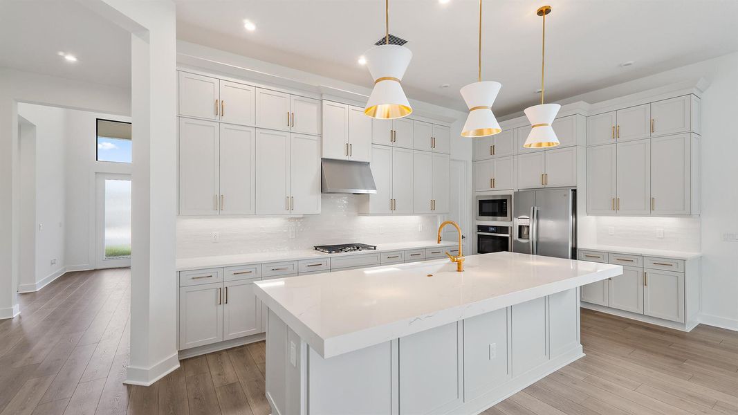 Furnished interior view inside a new home in L'Ambiance at Avenir, Palm Beach Gardens (Image 12).