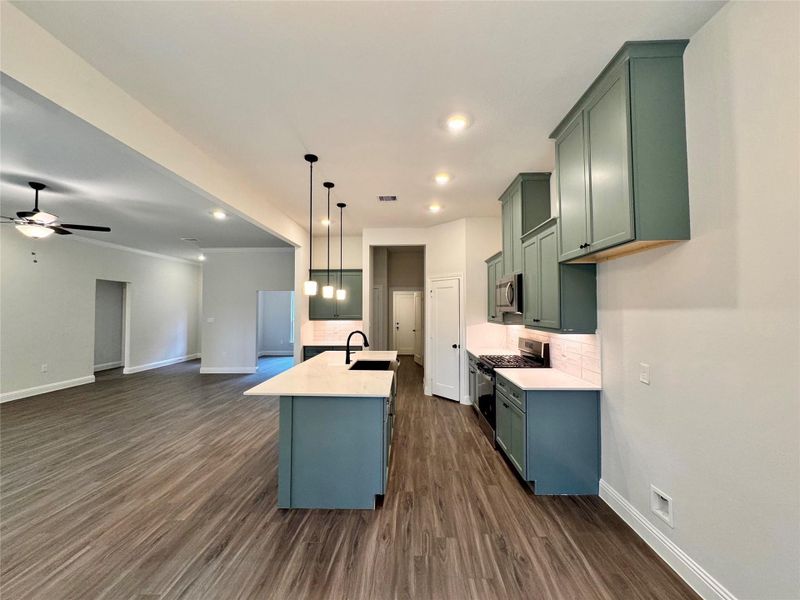 Furnished interior view inside a new home in Encino Estates, Dayton (Image 7).