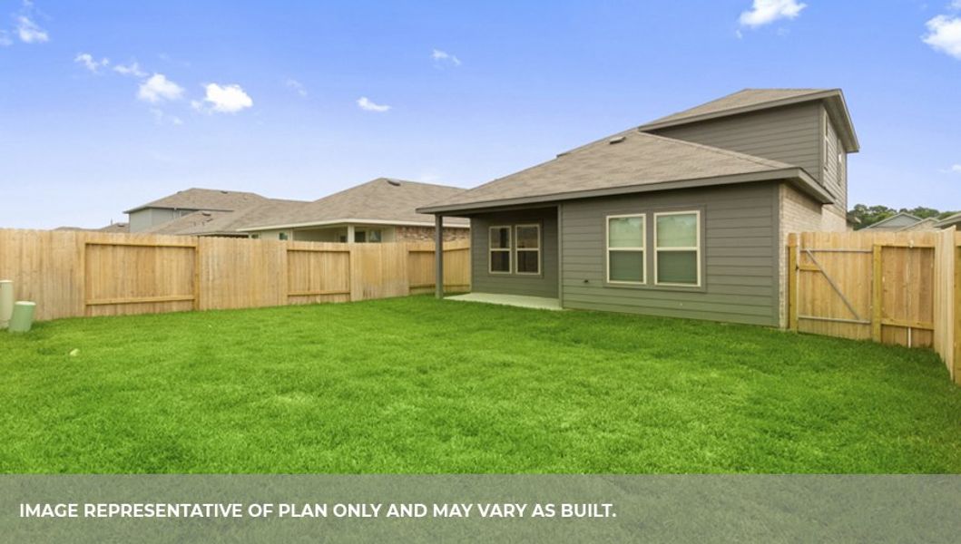 Representative exterior details of a home built from the X30J by D.R. Horton in Granger Pines, Conroe (Image 21). Representative exterior details of a home built from the X30J by D.R. Horton in Granger Pines, Conroe (Image 21).