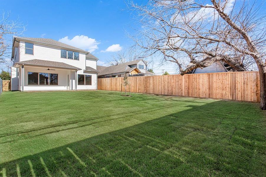 Exterior details and patio area of a home in , Dallas (Image 2). Exterior details and patio area of a home in , Dallas (Image 2).