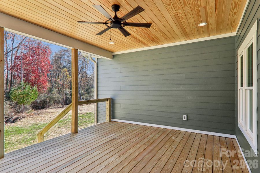 Exterior details and patio area of a home in , Hendersonville (Image 3).