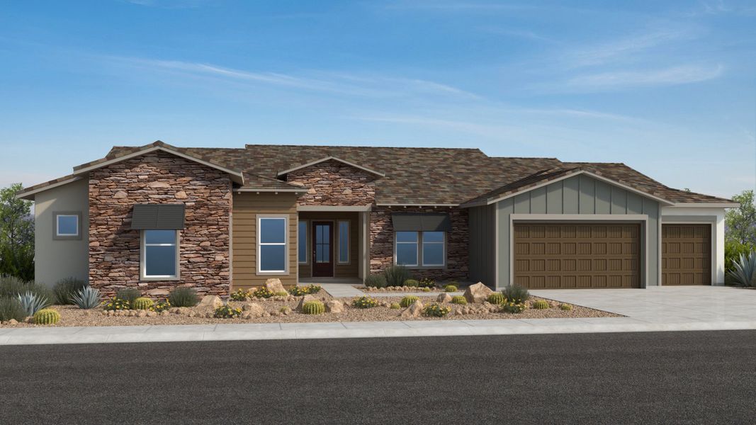 Representative exterior photo of a completed home built from the Alder by Taylor Morrison in Verdin Capstone Collection, Phoenix, AZ (Image 4).