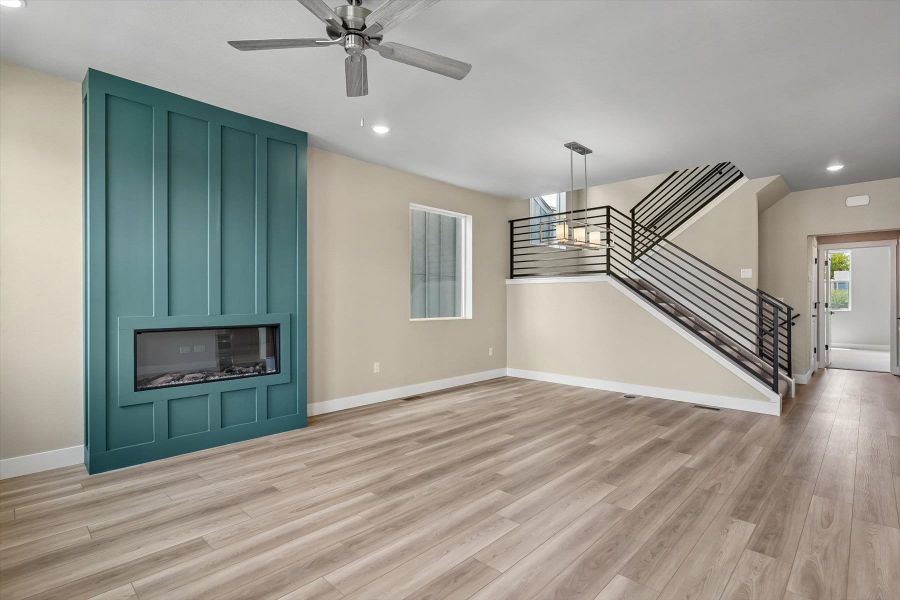 Spacious, unfurnished interior of a new home in Pony Park, Colorado Springs (Image 16). Spacious, unfurnished interior of a new home in Pony Park, Colorado Springs (Image 16).